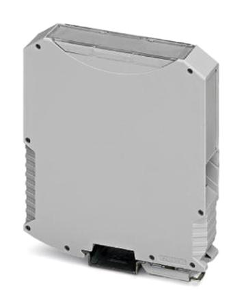 2713489 Phoenix Contact DIN Rail Enclosure Enclosure Type ME MAX 22.5 G U-U1KMGY Series , 99 x 22.5 x 114.5mm, Polyamide