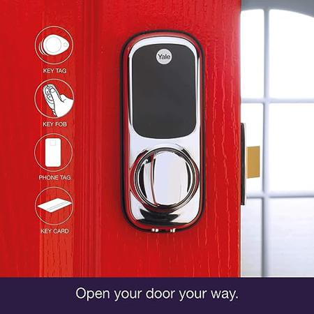 YD-01-CON-NOMOD-CH Yale YD Black Smart Lock