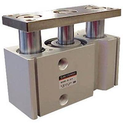 EMGQM20-50 SMC Pneumatic Guided Cylinder - , 20mm Bore, 50mm Stroke, MGQ Series, Double Acting
