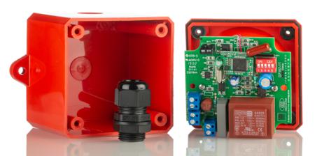 204296 Clifford & Snell YA30 Red 32 Tone Electronic Sounder ,230 V, 100dB at 1 Metre, IP65