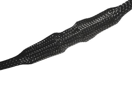 170-11200-HEGP12-PET-BK HellermannTyton Expandable Braided PET Black Cable Sleeve, 12mm Diameter, 5m Length