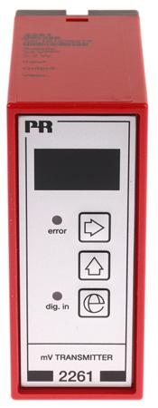 2261 PR Electronics 2 Series Signal Conditioner, Voltage Input, Current Output, 19.2 → 28.8V dc Supply
