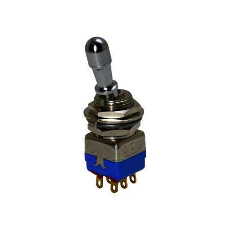12146AD2K-2V APEM Toggle Switch, Panel Mount, On-On, DPST, Solder Lug Terminal, 28V dc