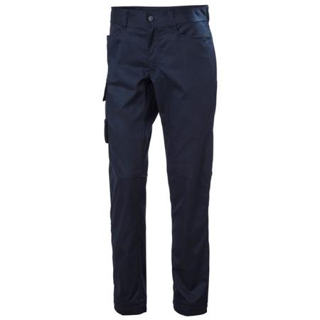 77525_590-D116 Helly Hansen Manchester Navy Men's Cotton, Polyester Lightweight, Stretchy Trousers 45in, 114cm Waist