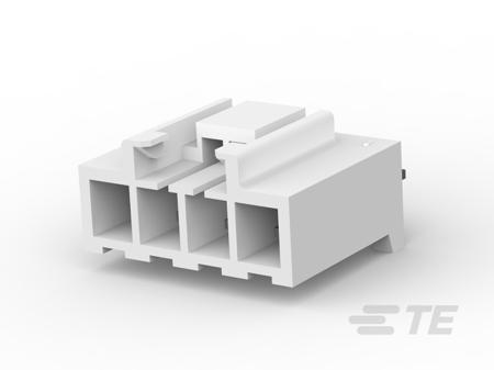 178487-1 TE Connectivity AMP Universal Power Series Vertical Board Mount PCB Header, 4 Contact(s), 3.96mm Pitch, 1 Row(s),