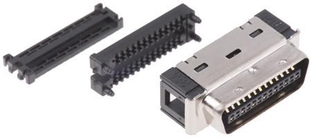 10126-6000EC 3M 26-Way IDC Connector Plug for Cable Mount, 4-Row