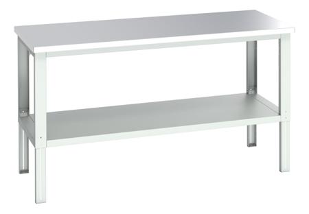 41004200-16V Bott 41004200.16V Sheet Steel Workbench, 350kg Max Load, Adjustable Height, 740 → 1140mm x 900mm x 2000mm