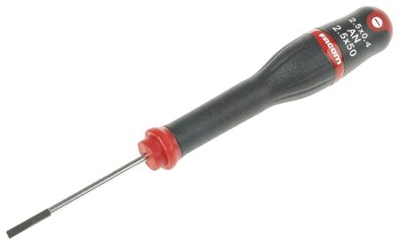 AT2.5X50 Facom Slotted  Screwdriver, 2.5 x 0.4 mm Tip, 50 mm Blade, 144 mm Overall