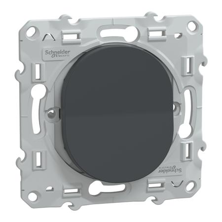 S340205 Schneider Electric 1 Way Anthracite Switch Mechanism Ovalis Series