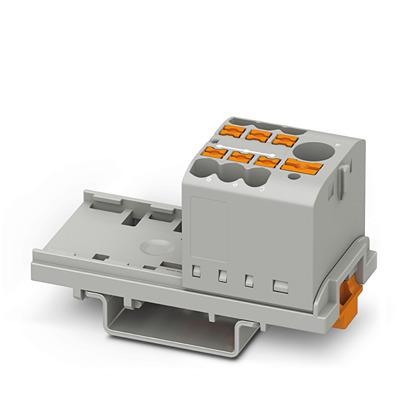 1221458 Phoenix Contact Distribution Block, 6 Way, 2.5mm², 22.5A, 440 V, Grey