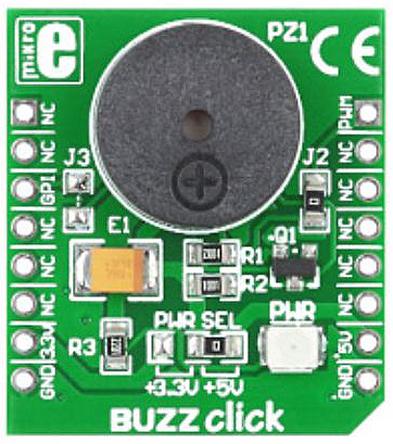 MIKROE-945 MikroElektronika BUZZ Click Add On Board