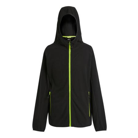 TRF690-W0B-60 Regatta Professional TRF690 Black/Lime 100% Polyester Fleece Jacket M