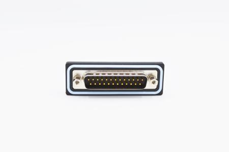 SDF-R25-113L011 Norcomp SDF 25 Way Right Angle D-sub Connector Plug, 2.77mm Pitch, with 4-40 Screw Locks, Threaded Inserts