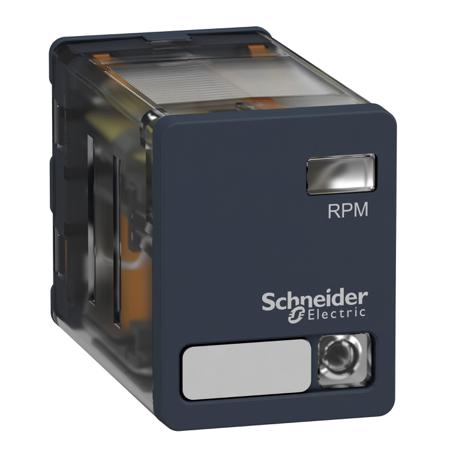 RPM23BD Schneider Electric DPDT DIN Rail Non-Latching Relay, 24V dc Coil