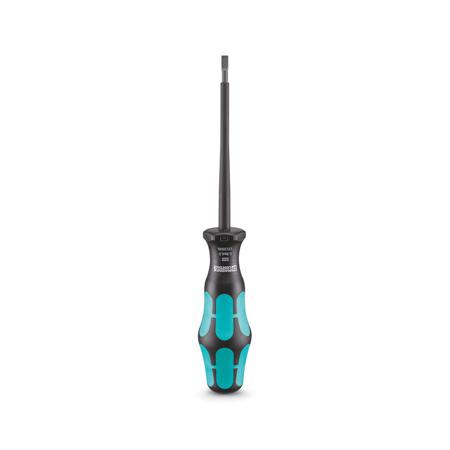 1212508 Phoenix Contact Slotted Insulated Screwdriver, 0.8 x 4.0 mm Tip, 100 mm Blade, VDE/1000V, 198 mm Overall