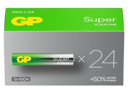 GPPCA24AS576 Gp Batteries GP Batteries Super Alkaline Alkaline Manganese Dioxide AAA Batteries 1.5V