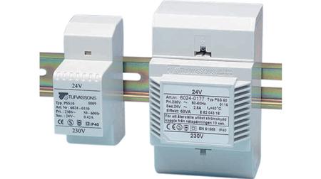 PSS60 230/24V Tufvassons Transformator 60VA Safety Transformer, 230V Primary, 24V Secondary