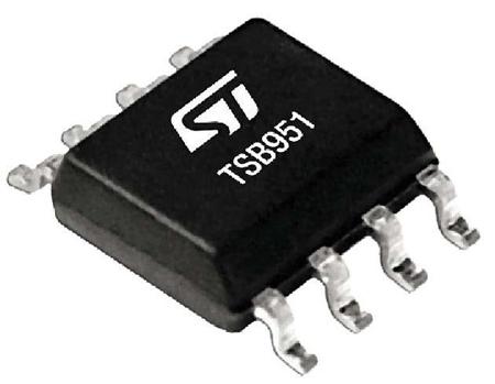 TSB951ILT  STMicroelectronics, Operational Amplifier, 52 MHz, 5-Pin 36 V SOT-23-5L