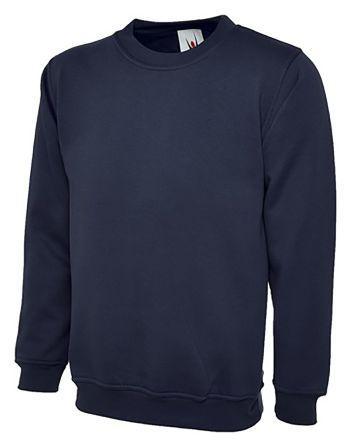 137-0234 RS Pro Classic Navy Unisex's No Cotton, Polyester Sweatshirt L