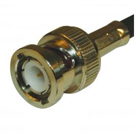 112116 Amphenol RF BNC Series, Plug Cable Mount BNC Connector, 50Ω, Crimp Termination, Straight Body