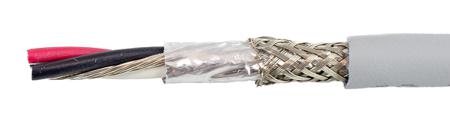 78126 SL005 Alpha Wire Ecogen Ecocable Mini Control Cable, 6 Cores, 0.24 mm² 24 AWG, Screened, 30 m, Grey Modified Polyphenylene