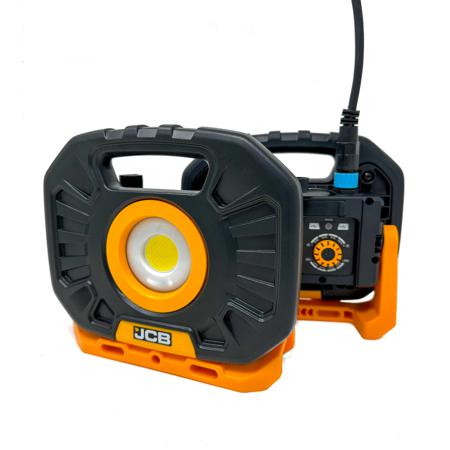 JCB-RS-TUFFDUALKIT JCB Rechargeable LED Work Light, 2500 lumens, Type G - British Plug, 110/240 V, IP65