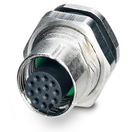 1559929 Phoenix Contact Circular Connector, 12 Contacts, Rear, M12 Connector, Socket, Female, IP65, IP67