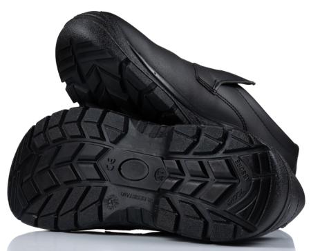 R503-13 RS PRO Unisex Black Steel Toe Capped Safety Shoes, UK 13, EU 48