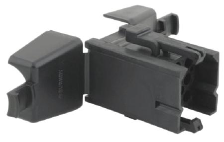SMS9RDH1 Souriau Sunbank by Eaton, SMS Female Connector Housing, 9 Way, 3 Row