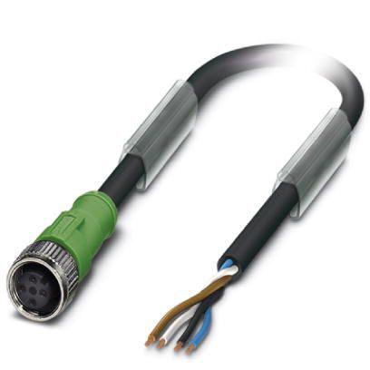 1533246 Phoenix Contact Straight Female M12 to Unterminated Actuator/Sensor Cable, 20m