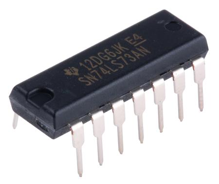 SN74LS73AN Texas Instruments  Dual JK Type Flip Flop IC, 14-Pin PDIP