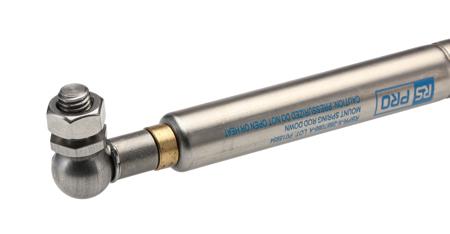 268-7066 RS PRO Stainless Steel Gas Strut, with Ball & Socket Joint, 196mm Extended Length, 60mm Stroke Length
