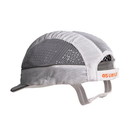 AIRC00V03STR SURFLEX White Short Peaked Bump Cap, PPE Protective Material