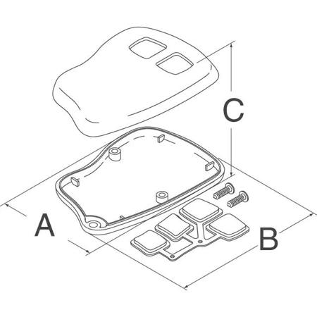 CA4B3-GY Serpac CA4B3,GY