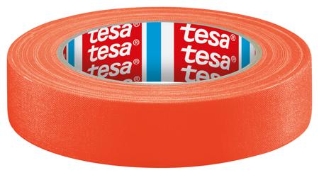 04671-00049-10 Tesa Orange Acrylic Coated Gaffa Tape, 19mm x 25m, 0.28mm Thick
