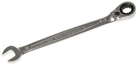 467B-10 Facom 10 mm Combination Ratchet Spanner, 158 mm length