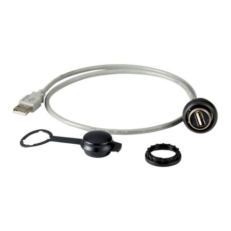 147535 M22S-USB-SA Eaton M22 Cable, 9 Cores, 600 mm, Grey Polyvinyl Chloride Sheath