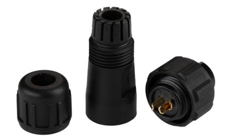 144-0619 RS Pro, 2 Pole Cable Mount, Panel Mount Miniature Connector Socket, Female Contacts, IP68