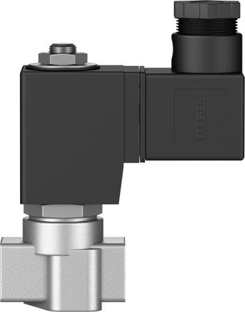 VZWD-L-M22C-M-G18-30-V-3AP4-15-R1 Festo 2/2 closed, Monostable Solenoid Valve Electrical G 1/8 VZWD Series