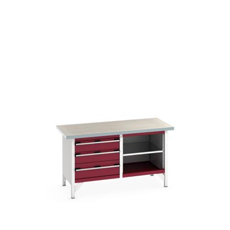 41002167-24V Bott 41002167.24V Sheet Steel Workbench, 840mm x 750mm x 1500mm