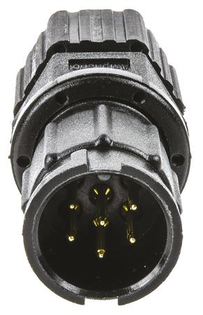 BD-06BMMA-LL7001 Amphenol Connector, 6 contacts Panel Mount Plug, Solder IP67