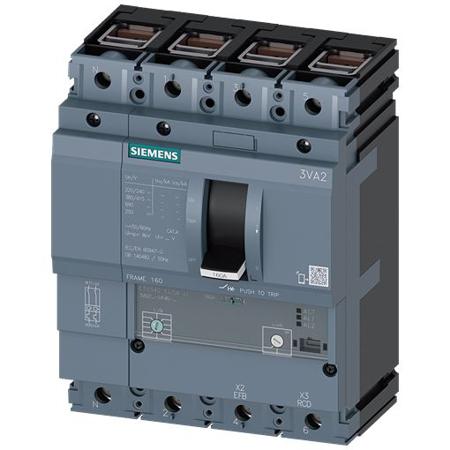 3VA2125-5HK46-0AA0 Siemens SENTRON Electronic Circuit Breaker 25A 3VA2, 4 channels