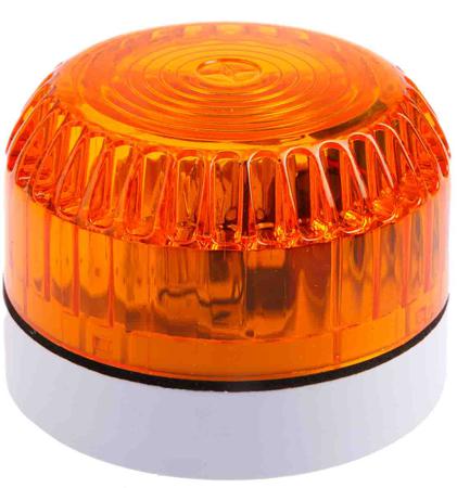 531027FULL-0876 Eaton Series Amber Flashing Beacon, 9 → 60 V dc, Surface Mount, Xenon Bulb, IP21C, IP66
