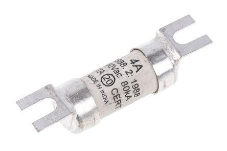 NITD4 Cooper Bussmann 4A A1 British Standard Fuse, gG, 550V ac