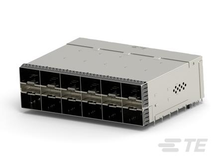 3-2347721-1 TE Connectivity zSFP+ Cage Assembly With Integrated Connector Receptacle 12-Port 20-Position,