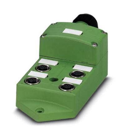 1437258 Phoenix Contact SACB Series Sensor Box, M12, 5 way, 4 port