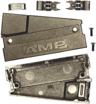 749204-2 TE Connectivity Amplimite 0.050 Series Zinc D-sub Connector Backshell, 68 Way, Strain Relief