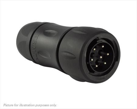 UTS6JC147P Souriau Sunbank by Eaton Circular Connector, 7 Contacts, Cable, Standard Connector, Socket, Male, IP68, IP69K, UTS