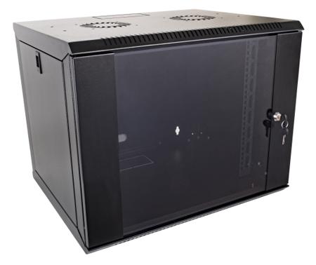 LKOFF12UP450 CAE Multimedia Connect Link+ Series Galvanised Steel Wall Box, Viewing Window, 482.6 mm x 565 mm x 450mm