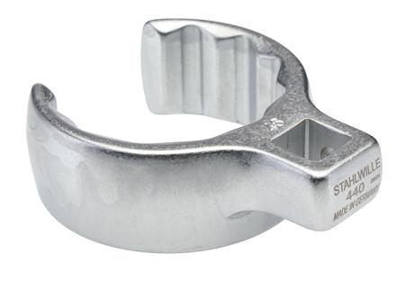 03190046 STAHLWILLE 440 Series Crow Ring Crow Ring Spanner, Spanner size 46mm L.78mm, 26 x 34.1mm Insert, Chrome Plated Finish